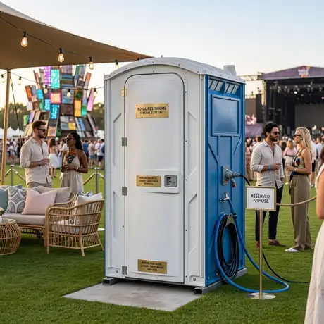 porta potty rental for festivals